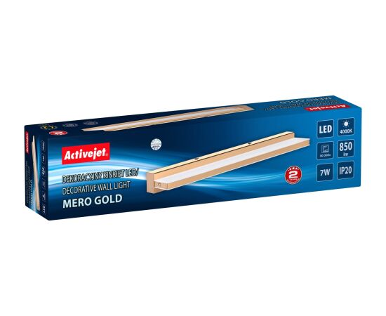 Activejet AJE-MERO GOLD LED wall lamp Jaunumi -Dārzam