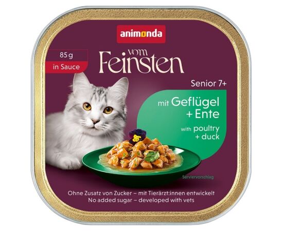 ANIMONDA VF Senior in Sauce with poultry + duck 85g Barība