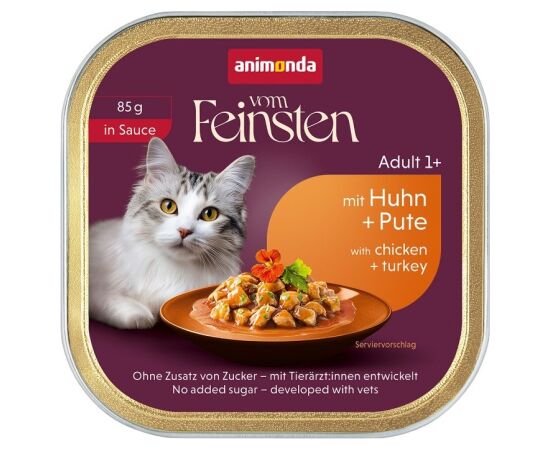 ANIMONDA VF Adult in Sauce with chicken + turkey 85g Barība