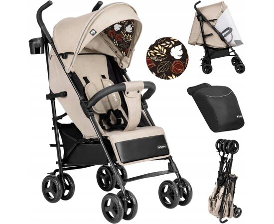Wózek 4Baby Wózek spacerowy Davos 35 Beige Новости - Детские товары