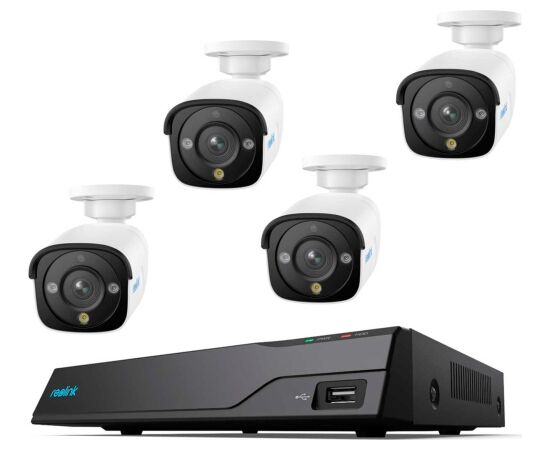 Reolink NVS8-12MB4, Set (1x 8 channel NVR, 4x 12 MP camera) Новинки Компьютерная техника