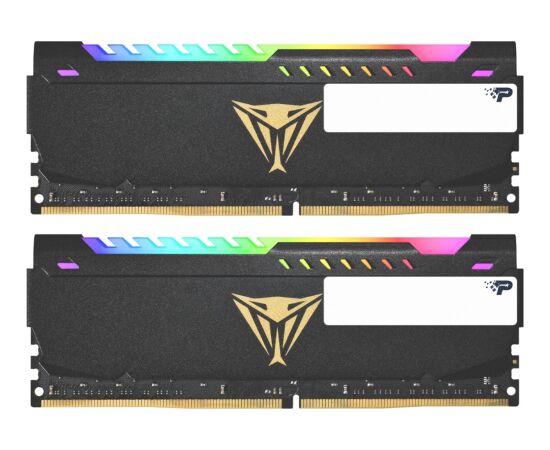 Patriot DDR4 - 32GB - 3200 -CL - 18 Viper Steel RGB Dual Kit RAM Operatīvā atmiņa
