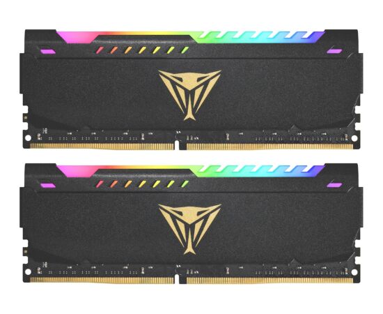 Patriot DDR4 - 32GB - 3200 -CL - 18 Viper Steel RGB Dual Kit RAM Operatīvā atmiņa