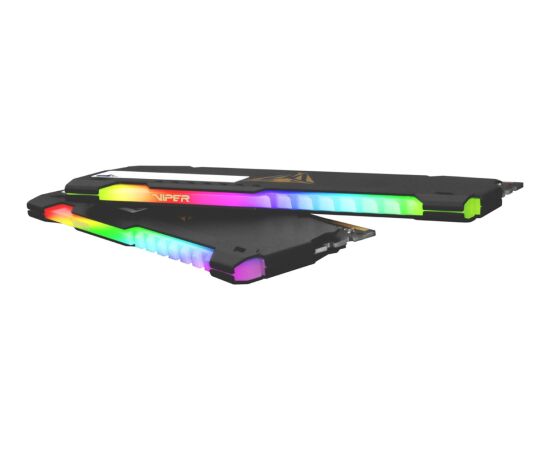 Patriot DDR4 - 32GB - 3200 -CL - 18 Viper Steel RGB Dual Kit RAM Operatīvā atmiņa