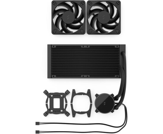 Fractal Design Water Cooling Radius 240 Black Intel, AMD Korpusu dzesēšana