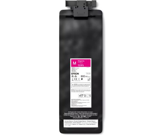 Epson UltraChrome GS3 T51P300 (800ML) Ink pack Magenta Lāzerprinteru izejmateriāli