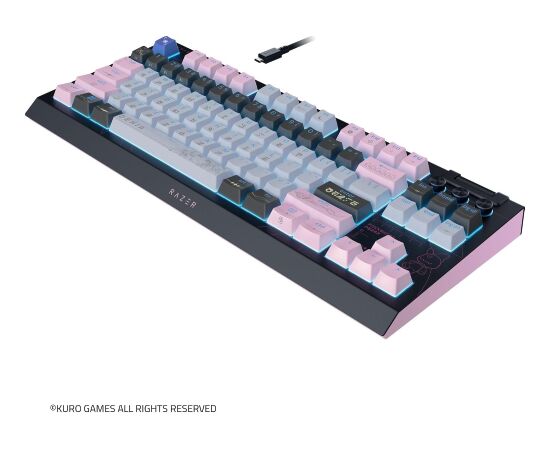 Razer BlackWidow V4 Tenkeyless HyperSpeed Gaming Keyboard Wireless US Orange Switch Wuthering Waves Edition Klaviatūras