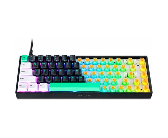 Razer Reclusa X Mini 65% Mechanical Gaming Keyboard Wired US Razer Mechanical Switches Gen-3 (Tactile) Black Klaviatūras
