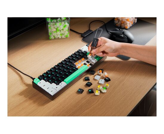 Razer Reclusa X Mini 65% Mechanical Gaming Keyboard Wired US Razer Mechanical Switches Gen-3 (Tactile) Black Klaviatūras