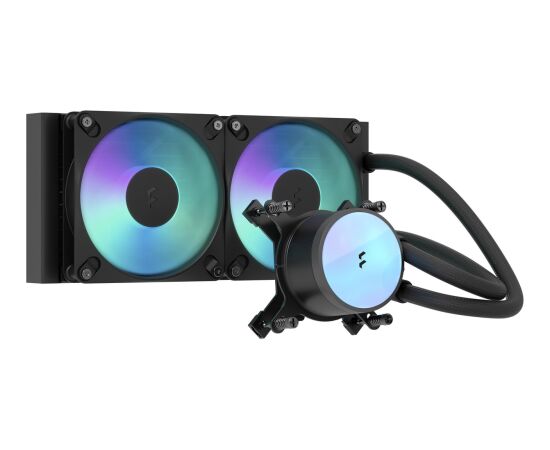 Fractal Design Water Cooling Radius 240 RGB Black Intel, AMD Korpusu dzesēšana