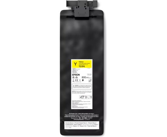 Epson UltraChrome GS3 T51P400 (800ML) Ink pack Yellow Lāzerprinteru izejmateriāli