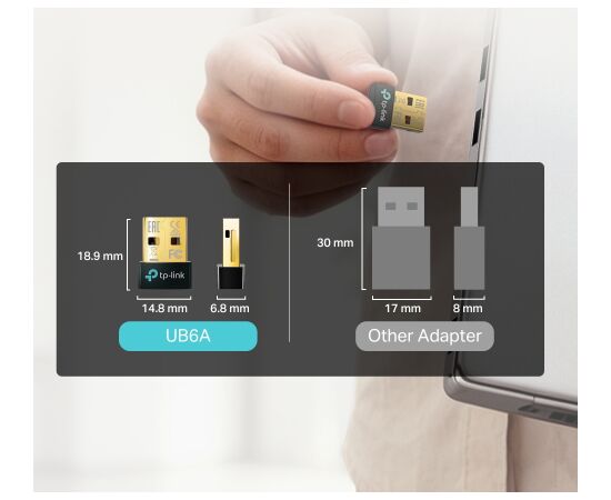 TP-LINK UB6A Bluetooth 6.0 Nano USB Adapter Wi-fi Adapteri