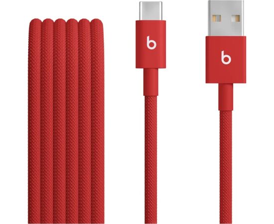 Apple USB-A to USB-C Woven Cable 1.5m Rapid Red Data USB kabeļi