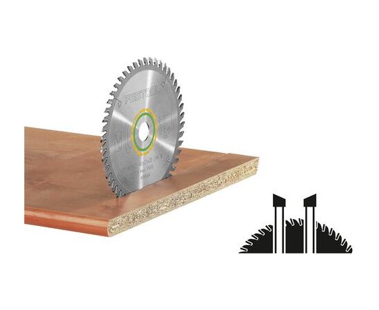 Griešanas disks laminātam Festool; 190x2,4xFF; Z48; 8° Zāģripas