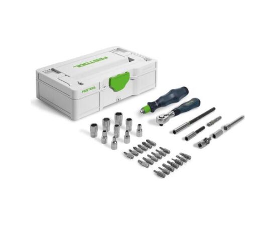Instrumentu komplekts Festool SYS3 S 76-1/4''-CE RA; 37 gab. Аксессуары для дрелей