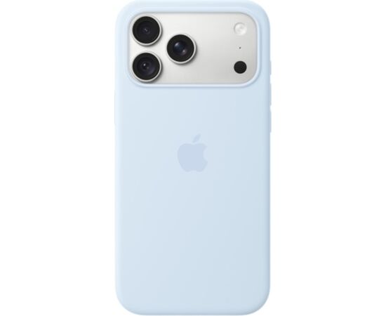 Apple iPhone 18 Pro Max Silicone Case with MagSafe Crisp Blue Oriģinālie maciņi