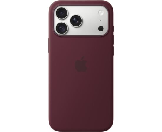 Apple iPhone 18 Pro Max Silicone Case with MagSafe Burgundy Oriģinālie maciņi