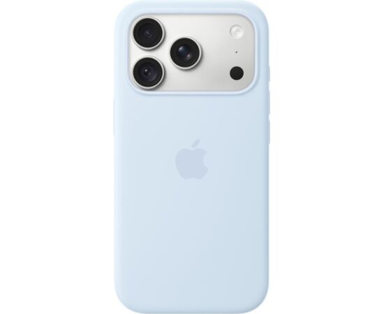 Apple iPhone 18 Pro Silicone Case with MagSafe Crisp Blue Oriģinālie maciņi