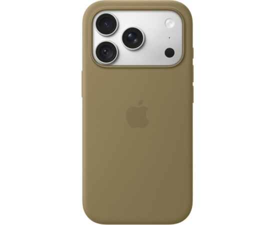 Apple iPhone 18 Pro Silicone Case with MagSafe Olive Oriģinālie maciņi