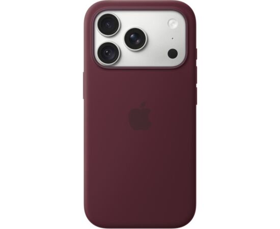 Apple iPhone 18 Pro Silicone Case with MagSafe Burgundy Oriģinālie maciņi