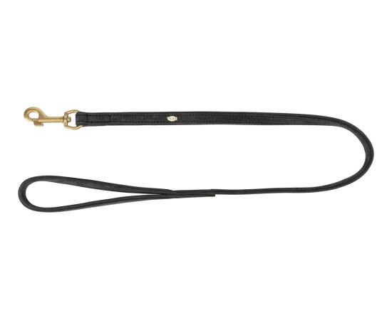 Trixie Smycz miejska Pure, dla psa, skórzana, M–L: 1,00 m/20 mm, czarna Citas preces