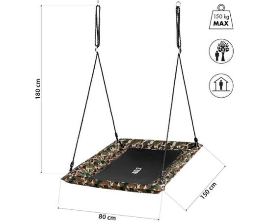 Šūpoles NB5043 MORO 2 SAUCER SWING NILS Cадовые качели