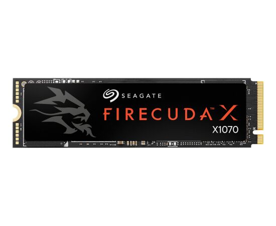 Seagate FireCuda X1070 4TB (black, PCIe 4.0 x4, NVMe 1.4, M.2 2280) HDD Iekšējie cietie diski