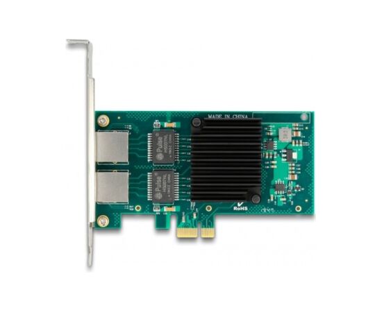 DeLOCK PCIe x1 to 2x RJ45 Gbit, LAN adapter (Intel i350) Новинки Компьютерная техника