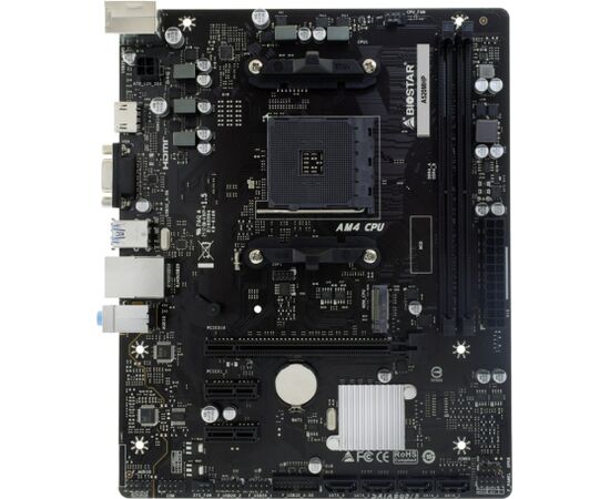 Biostar A520MHP motherboard AMD A520 Socket AM4 micro ATX Mātes plates