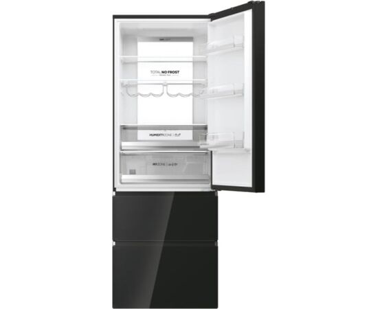 Haier HTW7720DNGB Ledusskapis 201cm Black Ledusskapji
