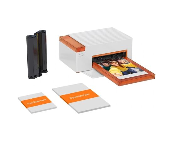 Liene Amber M110 4x6" Photo Printer, 10 Sheets Foto printeri