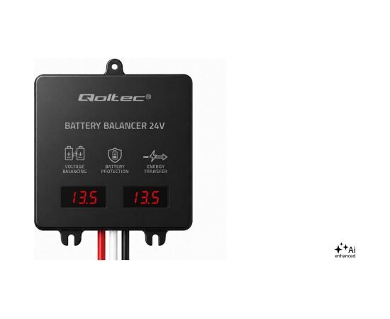 LĀDĒTĀJS Qoltec 2x12V | 5A | AGM GEL LiFePO4 | LED Новинки Компьютерная техника
