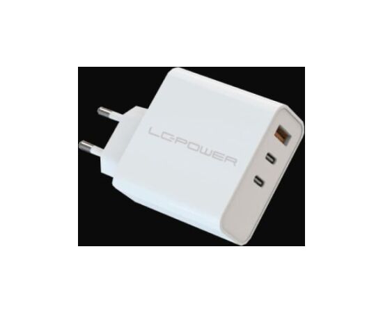Tīkla lādētājs  LC-Power LC-GAN-65 w Новинки Компьютерная техника