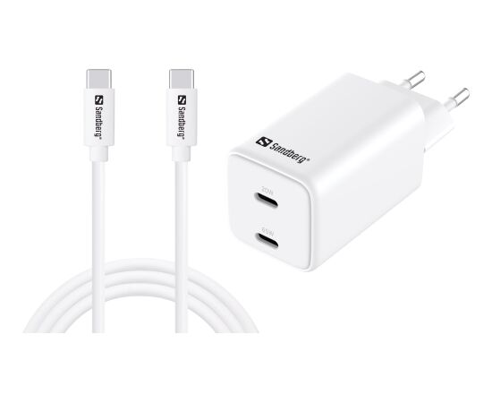 TĪKLA LĀDĒTĀJS Sandberg AC Charger USB-C PD65W EU 1.5M Новинки Компьютерная техника