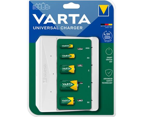 BATERIJU LĀDĒTĀJS VARTA Universal Charger Новинки Компьютерная техника