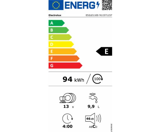 Electrolux E52LE110S Крупная бытовая техника