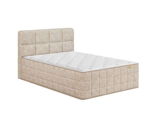 Continental bed EVENING ZONE 140x200cm, beige Кровати