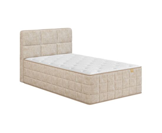 Continental bed EVENING ZONE 120x200cm, beige Кровати
