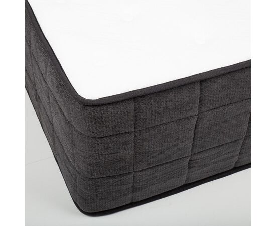 Continental bed EVENING ZONE 180x200cm, dark grey Кровати