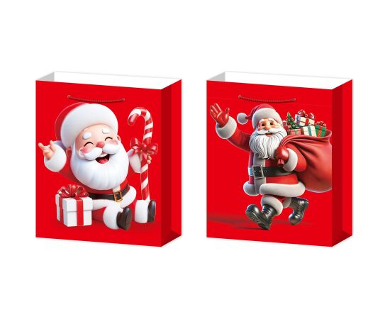 Gift bag XMAS GIFT, 40x55x15cm, mix Новинки Для дома и сада 