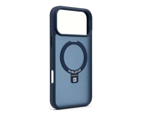 Evelatus Apple  iPhone 18 Pro Shield Case With MagSafe & Stand Matte Ring Navy Blue Neoriģinālie Maciņi