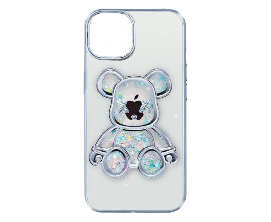 iLike Apple  iPhone 13 Silicone Case Print Desire Bear Silver Neoriģinālie Maciņi
