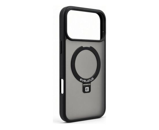 Evelatus Apple  iPhone 18 Pro Shield Case With MagSafe & Stand Matte Ring Black Neoriģinālie Maciņi