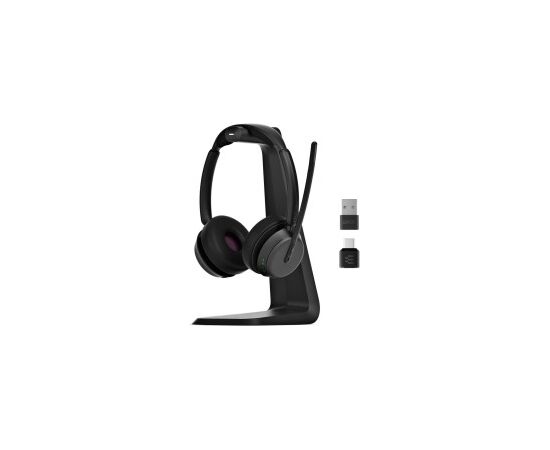 Sennheiser IMPACT 1000 MS UC ANC WL USB-C+A STAND Austiņas