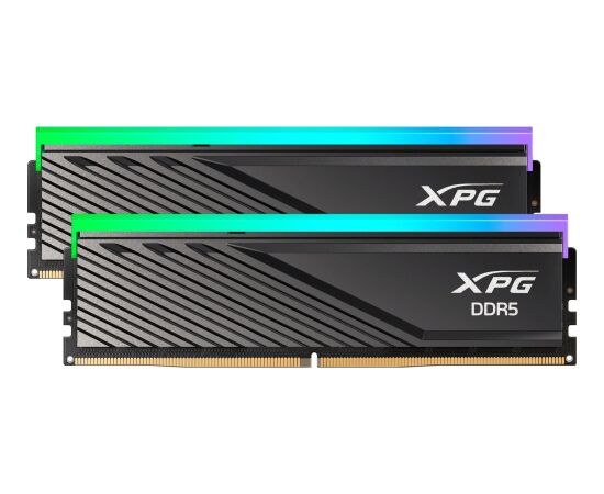 ADATA DDR5 - 48GB - 6000 - CL - 30 (2x 24 GB) dual kit, RAM (black, AX5U6000C3024G-DTLABRBK, Lancer Blade RGB, INTEL XMP, AMD EXPO) RAM Operatīvā atmiņa