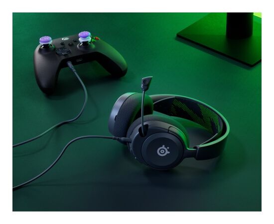 Steelseries ARCTIS NOVA 1X Headset Wired Head-band Gaming Black, Green Aудио-видео