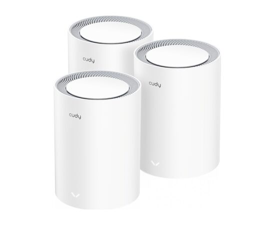 Cudy AX3000 Wi-Fi 6 Mesh 2.5G Solution Dual-band (2.4 GHz / 5 GHz) Wi-Fi 6 (802.11ax) White Internal Wireless Routers