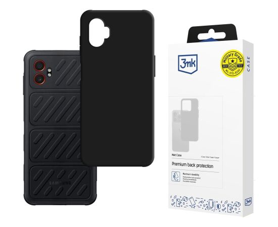 Case 3mk Matt Case Samsung G766 Xcover7 Pro black Neoriģinālie Maciņi