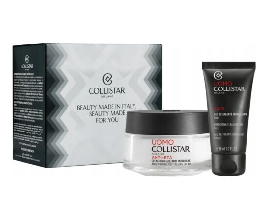 Collistar COLLISTAR SET (REVITALIZING ANTI-WRINKLE CREAM 50ML + ENERGIZING FACE CLEANSINGGEL 30ML) Духи и косметика