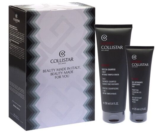 Collistar COLLISTAR SET (3-IN-1 SHOWER-SHAMPOO 250ML + PURIFYING FACE CLEANSINGGEL 125ML) Духи и косметика